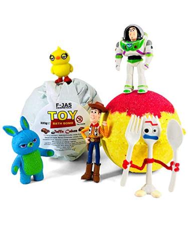 Toy Tales Surprise Jaffa Scented 1x Bath Bomb for Kids 320g Toy Inside