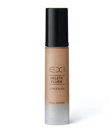 EX1 Cosmetics Delete Fluide Full Coverage Liquid Concealer Makeup Shade 11.0- Vegan  Oil free with Ultra-Blendable Formula for Seamless Finish