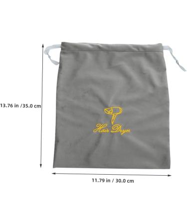 Healeved 6 Pcs Hair Dryer Bag Hair Dryer Drawstring Bags Hair Dryer Organizers Bag 35.00X30.00X0.50CMx3pcs Greyx3pcs - Buy Online on GoSupps.com