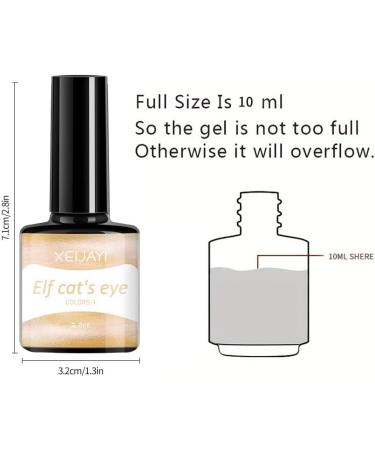 Cat Eye Gel Nail Polish Set With Magnetic Stick-9d Holographic Magnetic Nail Polish-6 Colors Red Purple Green Glitterbels Gel Polish-Gel Nail Art Kit-Manicure Set For Women - Buy Online on GoSupps.com