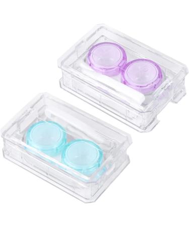 Buy Healvian 4-Piece Mini Contact Lens Case Set - Leak-Proof Tweezers & Lens Holder | Japanese Style | International Shipping - Buy Online on GoSupps.com