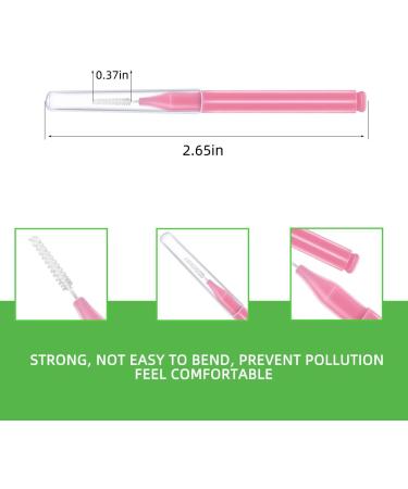 75-Piece Braces Brush Set | Interdental Cleaning & Dental Hygiene Tools | Bendable Flosser | 5 Color Options - Buy Online on GoSupps.com