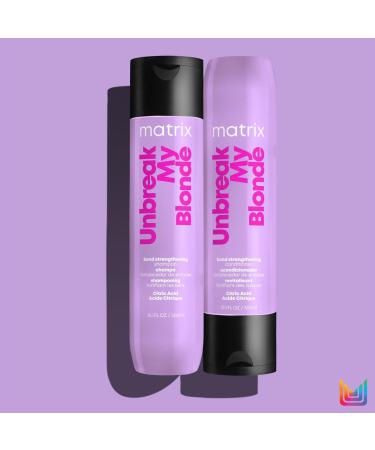 Matrix Unbreak My Blonde Conditioner 300ml | Repair Damaged & Chemically Treated Hair with Citric Acid International Shipping Available - Buy Online on GoSupps.com