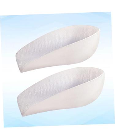 Translucent Heightening Insoles for Men & Women | Comfort Heel Cup Inserts & Shoe Pads | Clear Height Increase | 11x3.5cm - Buy Online on GoSupps.com