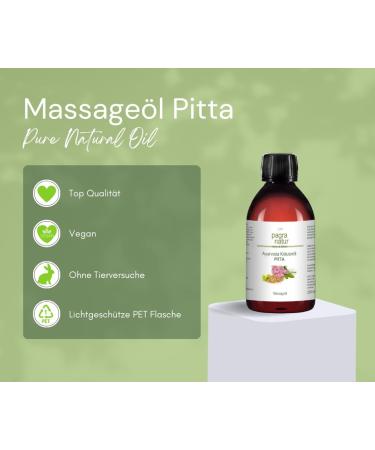 Buy Pagra Natur Ayurveda Massage Oil Pitta 250ml - Authentic Ayurvedic Oil for Balance & Relaxation - Buy Online on GoSupps.com
