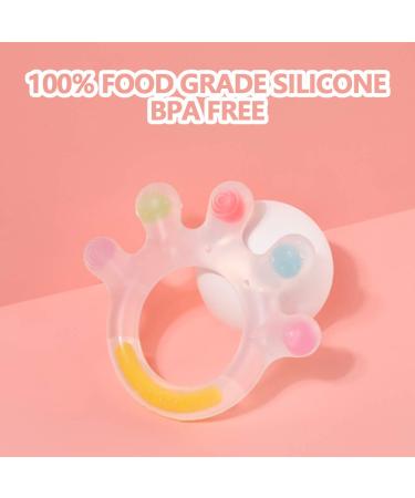 Haakaa Large Palm Baby Teething Toys | Food Grade Silicone Teethers for Babies | BPA Free Teething Relief Chew Toys (0-6 Months & 6-12 Months) - Buy Online on GoSupps.com