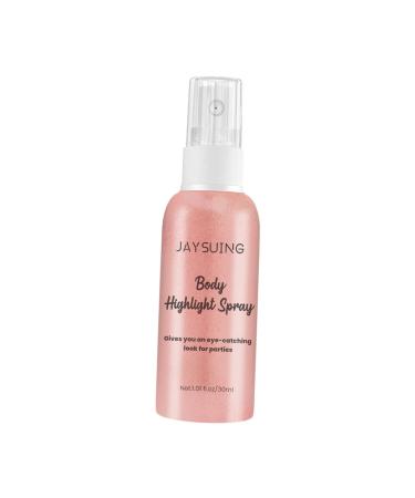 Compact Glitter Spray 30ml for Face and Hair for Celebrations pink