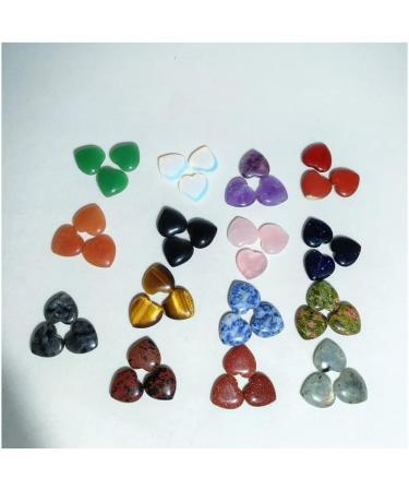 Natural Crystal Carved Multicolor Heart Shaped Love Gemstone Decoration DIY Jewelry Gift Reiki Craft Full of Texture (Color : 1pc Green Fluorite Size : 20 * 20mm) 20*20mm 1pc Green Fluorite - Buy Online on GoSupps.com