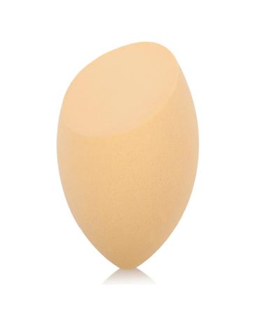 Makeup Sponge 1Pc Cosmetic Puff Powder Puff Smooth Women's Makeup Foundation Sponge Beauty To Make Up Tools & Accessories Water-drop Shape Makeup Sponge Holder(Miter-cut Orange)