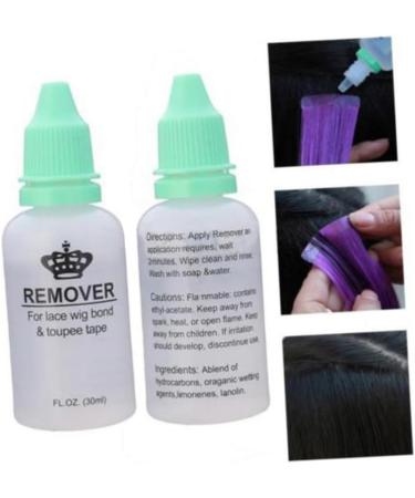 DOITOOL Lace Wig Glue Braided Wig Braid Wig Hair Extension Remover Lace Bond Glue Scalp Lace Front Wigs Braided Hair Tie Hair Remover Scalp Cleaner Hair Extensions Front Lace medium As Shown - Buy Online on GoSupps.com