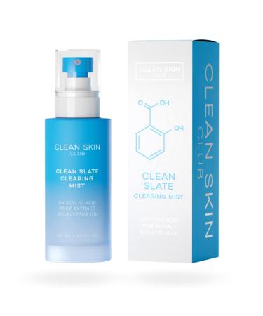 Clean Skin Club Acne Mist  Salicylic Acid Spot Treatment  Dramatic Improving Results  The Only Spray that Combats & Prevents Rose Extract for Face  Body and Back  Breakout Fighting Dots  Dark Spots  Pimples  Dermatologis...