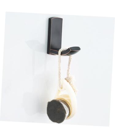 Alipis 3pcs Wall Mounted Clothes Hanger Towel Hook Wall Mounted Rack Brass Coat Hook Office Key Case Heavy mediumx3pcs Blackx3pcs - Buy Online on GoSupps.com
