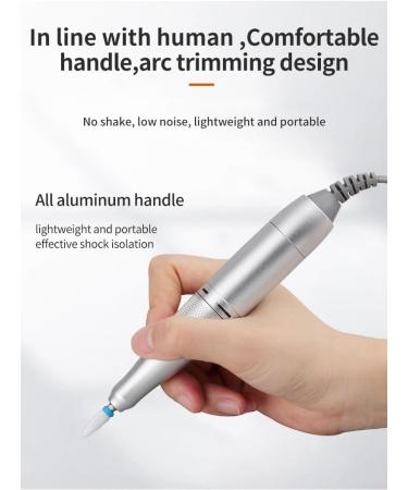 Global Fashion Cordless Rechargeable Electric Nail Drill | Portable Nail Drill with 30000 RPM Motor for Acrylic Gel and Polygel Nails | (PND530 | Black) - Buy Online on GoSupps.com