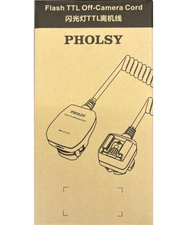 PHOLSY 6.5' / 2 m E-TTL Off Camera Flash Speedlite Sync - Compatible with Canon - Buy Online on GoSupps.com
