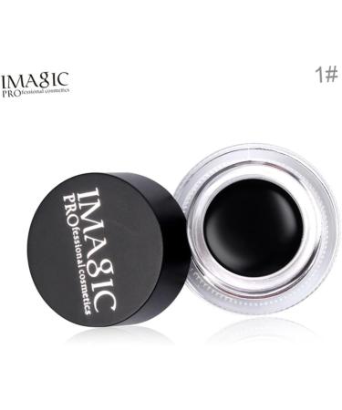 Balacoo 2pcs Waterproof Eye Liner Pencil Eyebrow Gel Long-lasting Eyeliner Liquid Eyeliner No Smudge 1 count (Pack of 1) Blackx2pcs - Buy Online on GoSupps.com