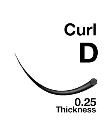 EMILYSTORES C Curl Eyelash Extensions - 0.25mm Thickness 15mm Length Silk Mink Fake Lashes - International Shipping Available - Buy Online on GoSupps.com