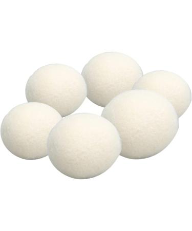 Dekaim 6pcs Wool Drying Balls Reusable Static Reduction Time Saving Skin Friendly Softener Ball for Clothes(3CM) - Buy Online on GoSupps.com