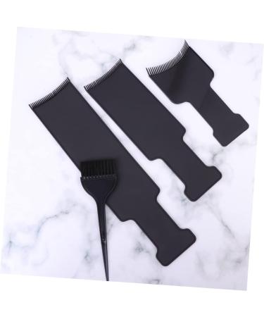 FOMIYES 4pcs Hairdressing Tint Comb Balayage Brush Kit - Professional Hair Coloring Set with Highlight Board for Salon and Home Use - Buy Online on GoSupps.com
