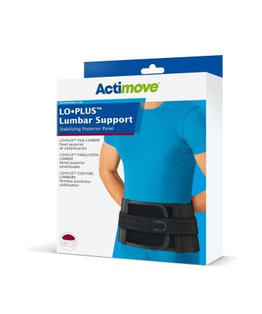Professional LO PLUS Lumbar Support Belt | Sciatica & Herniated Disc Relief | Black X-Large Lower Back Support for Scoliosis & Pain Relief - Buy Online on GoSupps.com