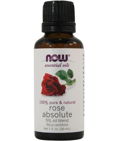 Now Foods Rose Absolute Essential Oil 1 fl oz (30 ml) - Pure Aromatherapy - Buy Online on GoSupps.com