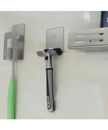 Bestonzon Self Adhesive Razor Holder | Stainless Steel Waterproof & Rustproof Bathroom Organizer - Buy Internationally - Buy Online on GoSupps.com