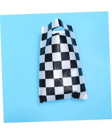 ABOOFAN 50pcs Checkered Candy Bags Checkered Gift Bags Car Theme Party Bags Black and White Candy Bags Black and White Goodie Bags Race Car Goodie Bags Race Car Candy Bags Passion Decorate Black White 25.5X16.3cm - Buy Online on GoSupps.com