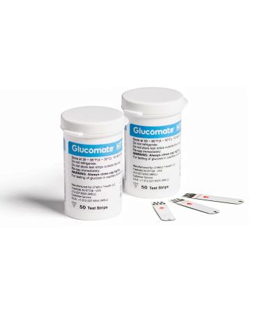 Glucose Monitor Kit | Blood Sugar Test Kit with Test Strips & Lancets for Diabetes Testing - Glucomate Blood Glucose Monitor with 100 Strips & 100 Lancets - Buy Online on GoSupps.com
