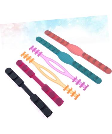 Minkissy 6-Pack Ear Protection Mask Hanger - Slipproof Elastic Band Buckle for Masks & Ear Grips - Secure & Convenient Mask Hooks 16x1.5cm - Buy Online on GoSupps.com