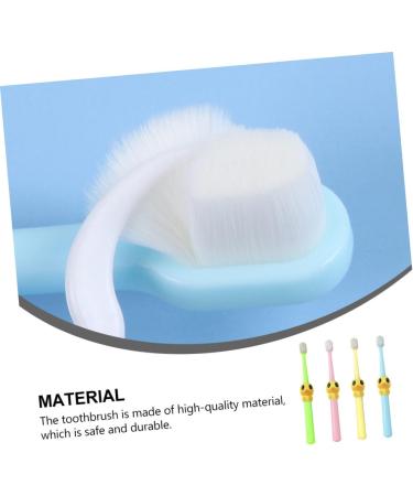 Shop Healvian Cartoon Baby Toothbrush - 4 Pack Nano Travel Toothbrushes for Kids & Adults - Buy Online on GoSupps.com