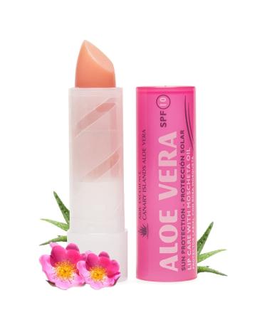 Lip Gloss - Cocoa Butter - Lip Care Aloe Excellence Aloe Vera Canary Islands (Aloe Vera - Mosqueta Rose)