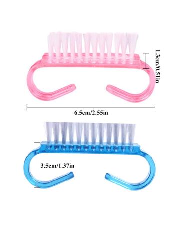 Luliyldj 4-Piece Nail Brushes Set | Cleaning Tools with Handles for Nails and Hands | Effective Nail Cleaning Brushes - Buy Online on GoSupps.com