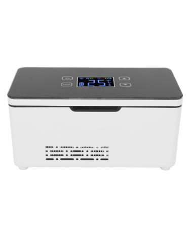 Mini Insulin Cooler Travel Case Small Insulin Cooler Refrigerator Led Display Rechargeable Portable Cooler Box Mini Drug Refrigerator Precise Temperature Control