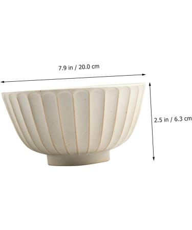 Zerodeko 1pc Ramen Bowl Decor Noodles Flatware Fruit Bowl Bowls Kitchen Supplies Japanese-Style Japanese Bowl 20X6.3CM As Shown - Buy Online on GoSupps.com