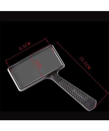 Read Glass Optical Lens 10x Hd Rectangular Newspaper Elderly Students Portable Ergonomics Handheld Magnifier Made in China - Buy Online on GoSupps.com