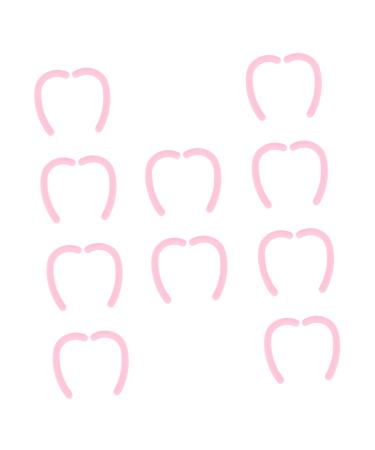 Solustrie 10 pair of anti-snag-ear bruell the mouth protection masks silicone ear bracket ear pads for glasses ears for glasses mask tube hook hooks for mask ropes tab ear loop glasses