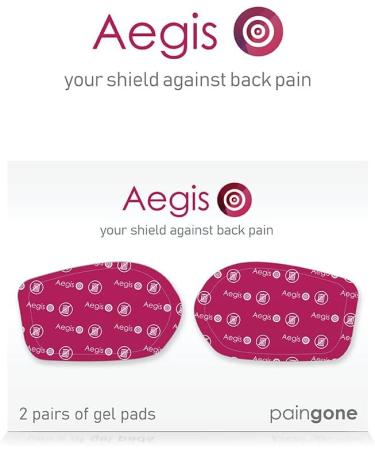 Aegis Gel Pads for Back Pain Relief | Protect Against Sciatica Muscle Tension & Stenosis | International Shipping Available - Buy Online on GoSupps.com