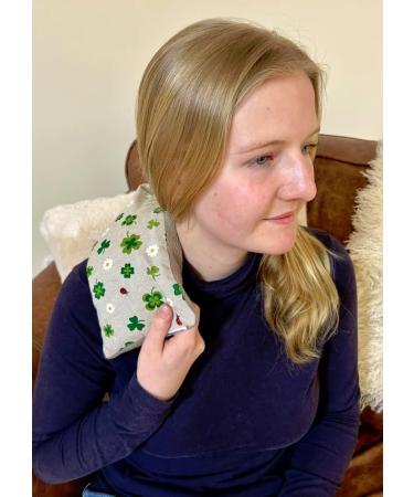 Soothing Cold or Hot Microwavable Duo Fabric Wheat Bag - Unscented - Natural Relief for Aches and Pains - Cloverleaf - Buy Online on GoSupps.com