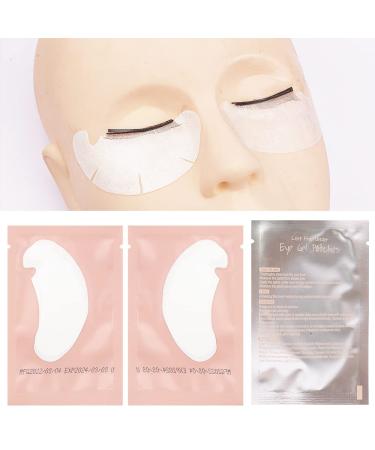 Mekupeu 50 Pair Pink Under Eye Gel Patches for Eyelash Extensions - Lint Free Hydrogel Eye Mask Beauty Tool - Buy Online on GoSupps.com