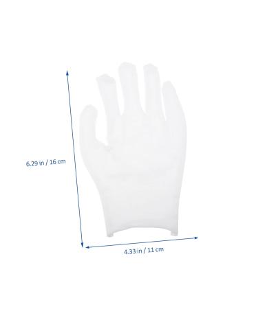 Angoily 12pairs Gloves Paraffin Wax Mittens Jewelry Glove Wax Bath Liners Paraffin Wax Liners Paraffin Bath Mittens Wax Bath Mittens Cotton Yarn Care Work Labor Protection Cotton White - Buy Online on GoSupps.com