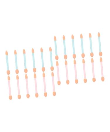 Hemoton 48 Pcs Eye Shadow Applicator Cosmetic Eyeshadow Sponge Eye Makeup Brushes Eyeshadow Brushes Sponges