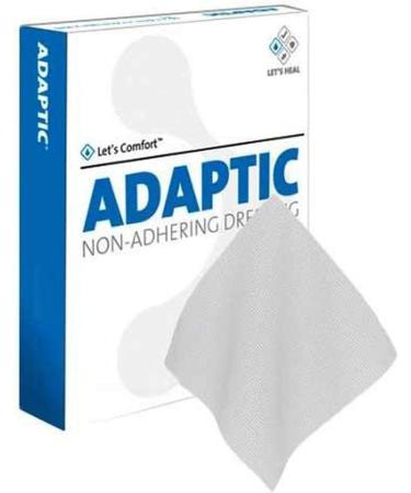 Adaptic NonAdhering Dressing Gauze 3 x 8 Inch Sterile 2015 - Pack of 24 | Non-Stick Wound Care Dressing - Buy Online on GoSupps.com