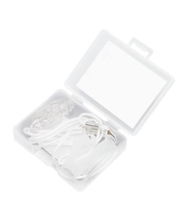 Hearing aid clip holder secure flexible professional fixation. Plastic hearing aid holder for work (binaural)