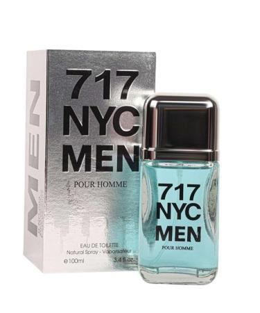 717 NYC Men Eau de Toilette pour Homme 3.4fl.oz Citrus Aromatic fragrance for men.