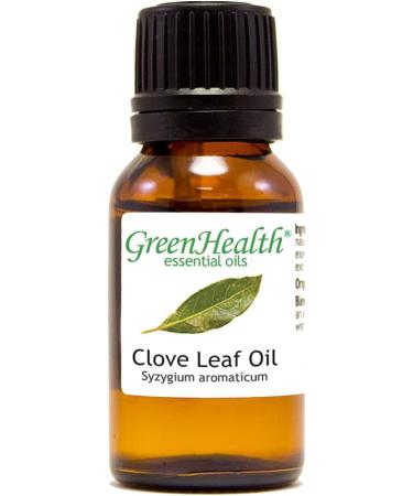 GreenHealth Clove Leaf - 1/2 fl oz (15 ml) Glass Bottle - 100% Pure Essential Oil - Buy Online on GoSupps.com