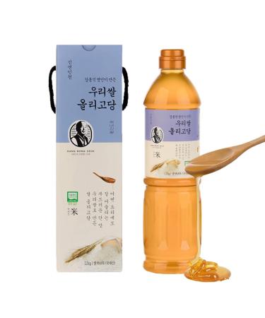 KANG BONG SEOK, Master Rice Oligo Syrup I Korea Food Master I Sugar Free Sweetener I Rice Syrup I Cooking Sauce Seasoning I Pancake Syrup I 42 Oz.