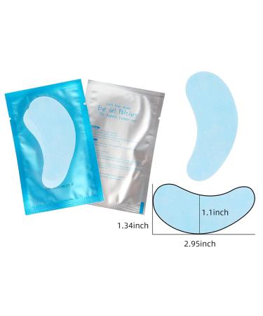 Lunamoon Eye Pads for Eyelash Extensions | Blue Eyelash Lifting & Coloring Patches | 50 Pairs - Buy Online on GoSupps.com