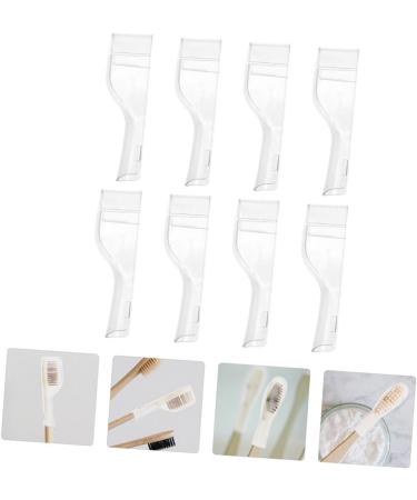 Bcoath 8-Piece Reusable Toothbrush Cover Caps | Electric & Manual Toothbrush Dust Protection | Durable Plastic Toothbrush Heads Protection - Buy Online on GoSupps.com