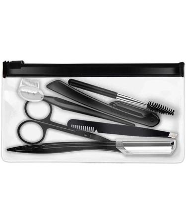 11-Piece Eyebrow Care Set: Precision Scissors Tweezers & Epilator | Stainless Steel Eyebrow Tools for Men & Women | Perfect for Eyelash Extensions & Hair Removal - Buy Online on GoSupps.com
