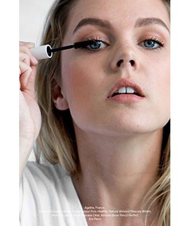 Ere Perez Natural Almond Oil Mascara - Vegan & Cruelty-Free Dark Brown | Clean Beauty - Buy Online on GoSupps.com