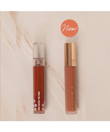 ROM&ND Milk Tea Velvet Tint 0.15oz (08 Earl Grey Tea) | MLBB Matte Liquid Lipstick | Super Stay Matte Ink | K-Beauty Cosmetics - Buy Online on GoSupps.com
